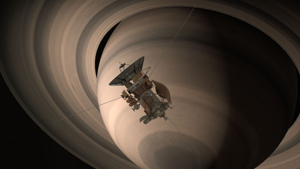 Sonda Cassini przy Saturnie