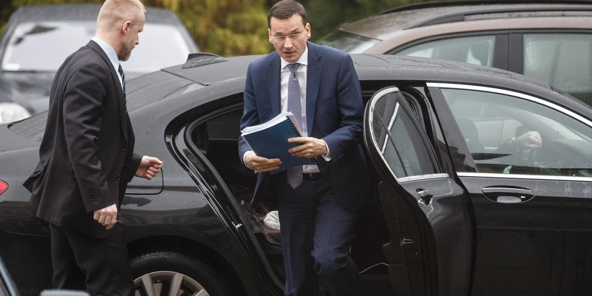 Premier Mateusz Morawiecki na wyjeździe