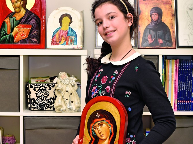 Mara od osme godine slika ikone 