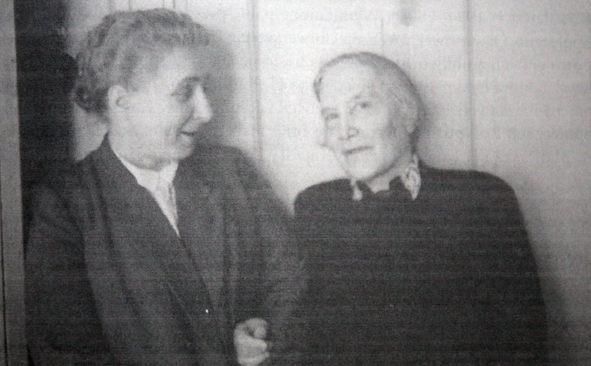 Irena Lepalczyk i prof. Helena Radlińska