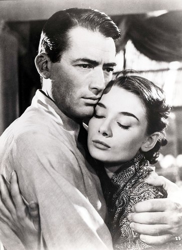 Audrey Hepburn i Gregory Peck w filmie 'Rzymskie wakacje'