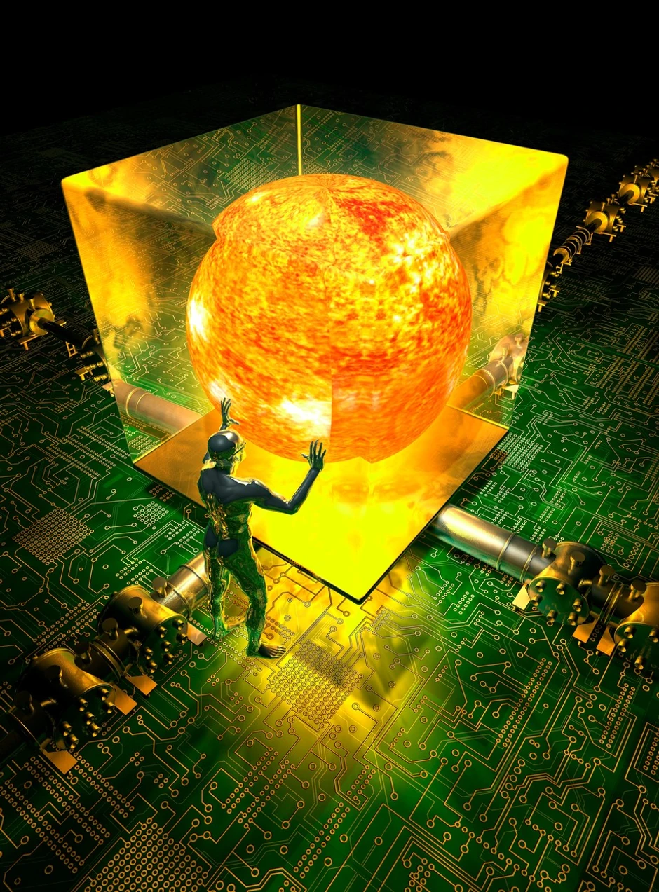 Nuklearna fuzija (ilustracija)