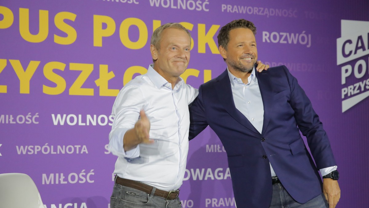 Donald Tusk i Rafał Trzaskowski