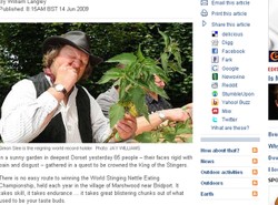 Mistrzostwa świata w połykaniu... pokrzyw