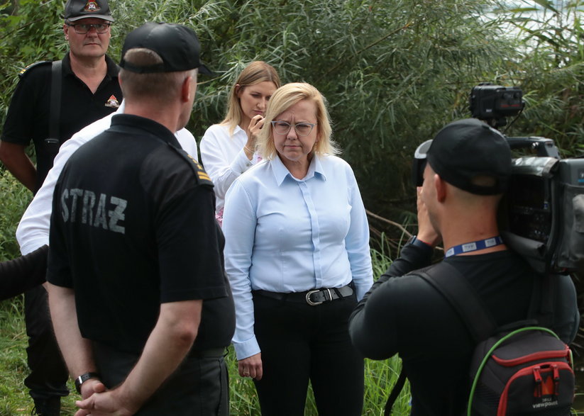 19 sierpnia. Minister Moskwa z wizytą nad Odrą