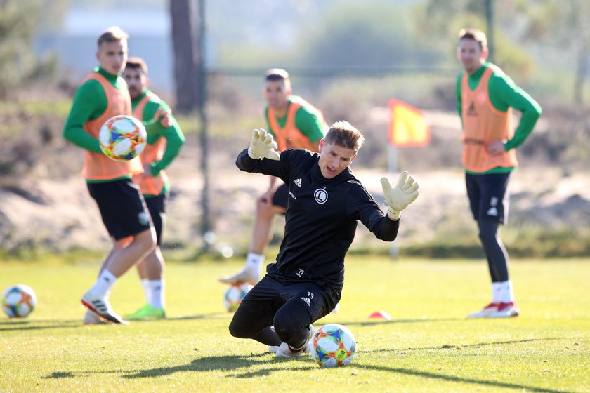 Pilka nozna. Ekstraklasa. Legia Warszawa. Zgrupowanie w Portugalii. Trening. 23.01.2019