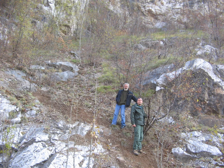 Spasilac Goran Nikolić na mestu na kome se odigrala drama