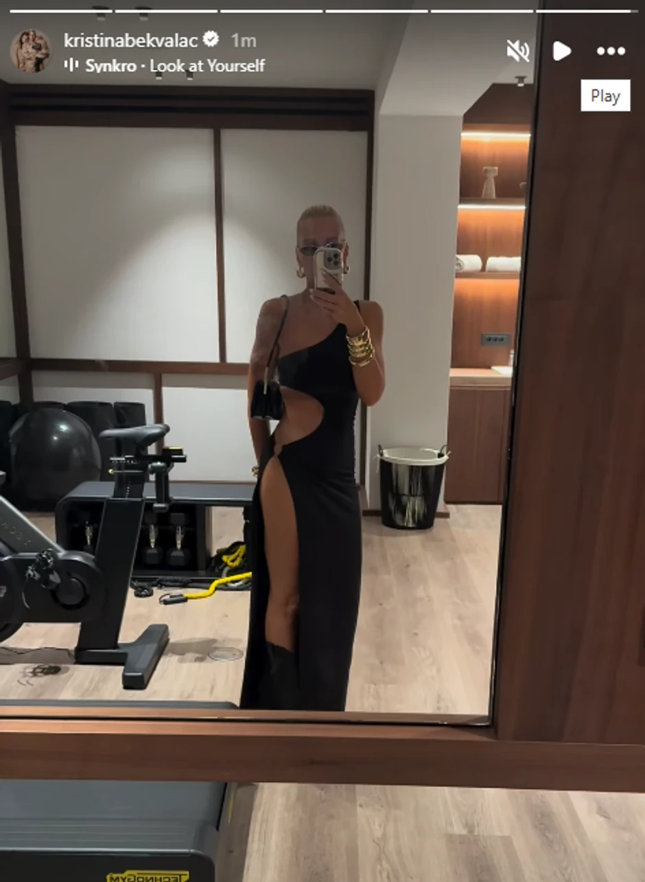 Kristina Bekvalac u vreloj haljini