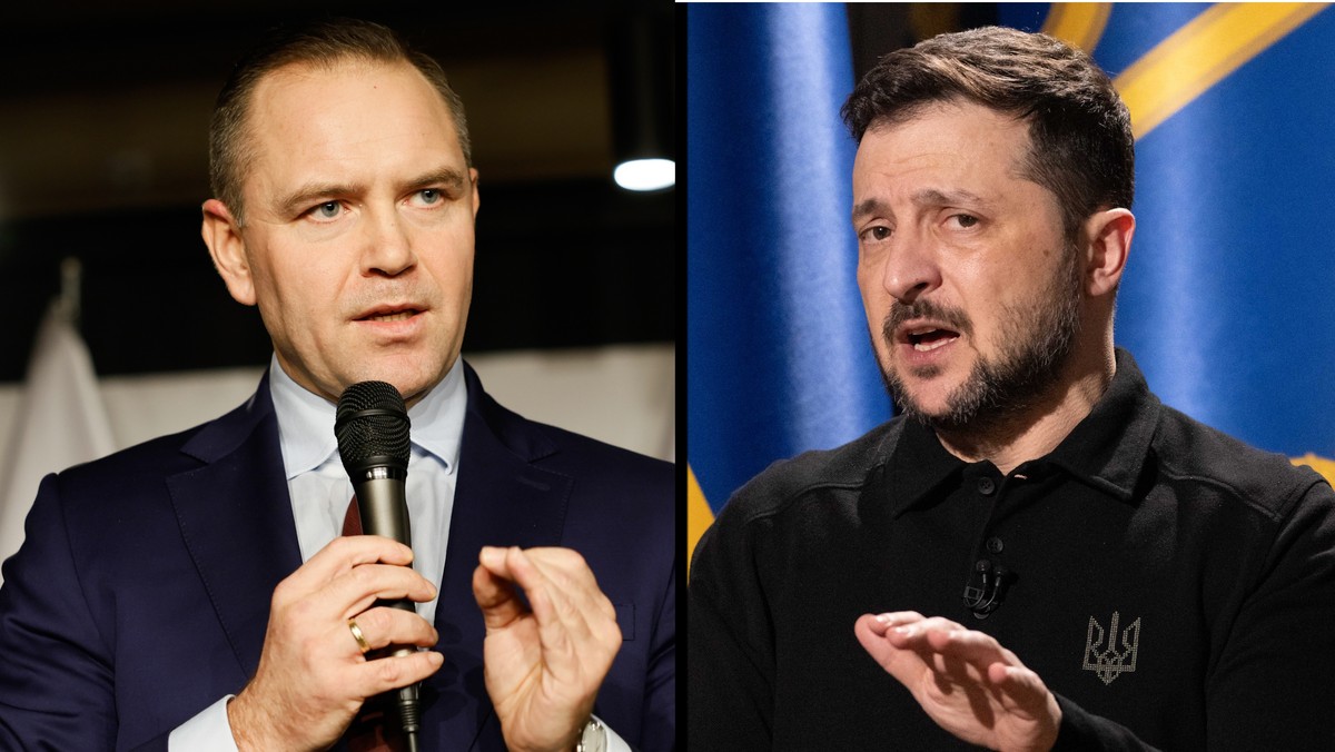 Wołodymyr Zełenski ostrzega Karola Nawrockiego: brak NATO i Unii może zmusić do walki o życie [Źródło: Onet]
