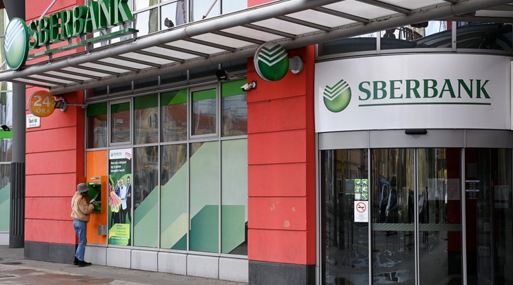 A Sberbank bezárt, Váci úti bankfiókja / Fotó: MTI/Bruzák Noémi