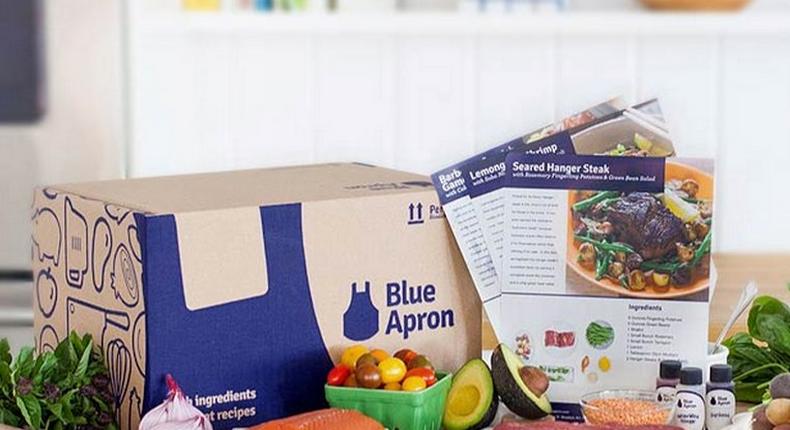 A sample meal from Blue Apron