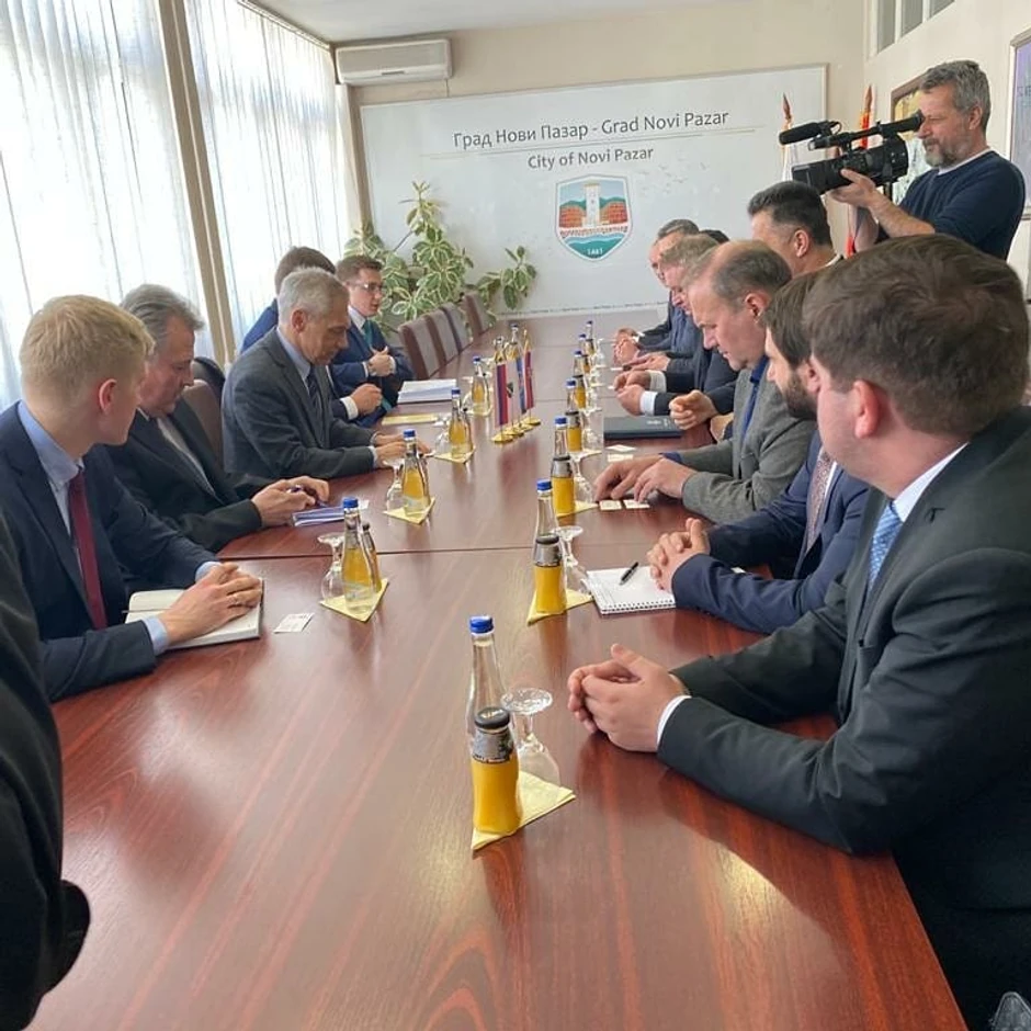 Ruski ambasador Aleksandar Bocan-Haračenko u Novom Pazaru