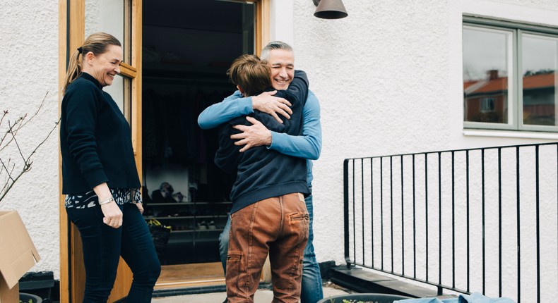 The author's son (not pictured) is part of the boomerang children who return to live with their parents throughout their lives. Maskot/ Getty Images