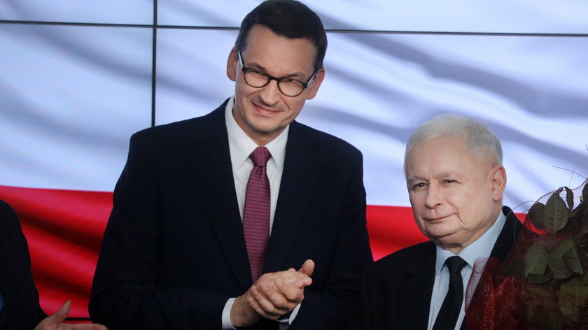 Mateusz Morawiecki i Jarosław Kaczyński