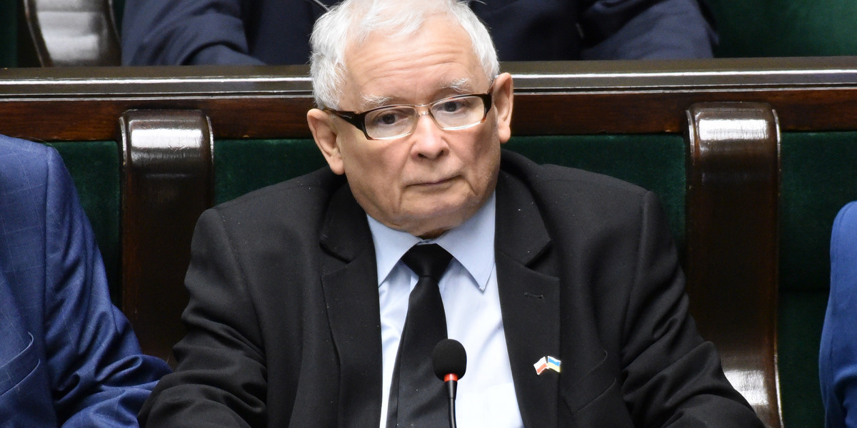 Prezes PiS Jarosław Kaczyński.