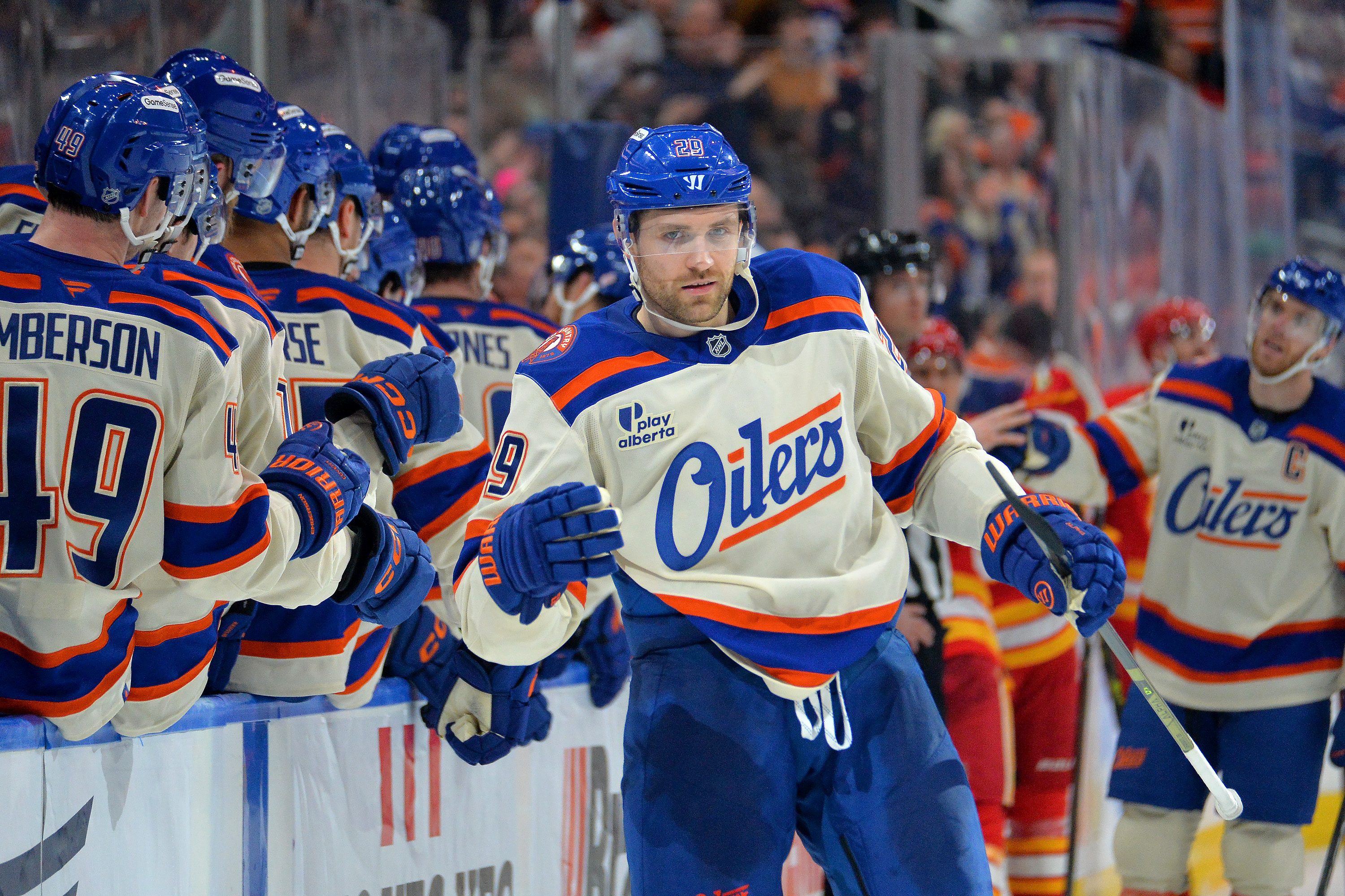 Nach 8 Spielen ohne Tor: Draisaitl feiert spektakulären Hattrick