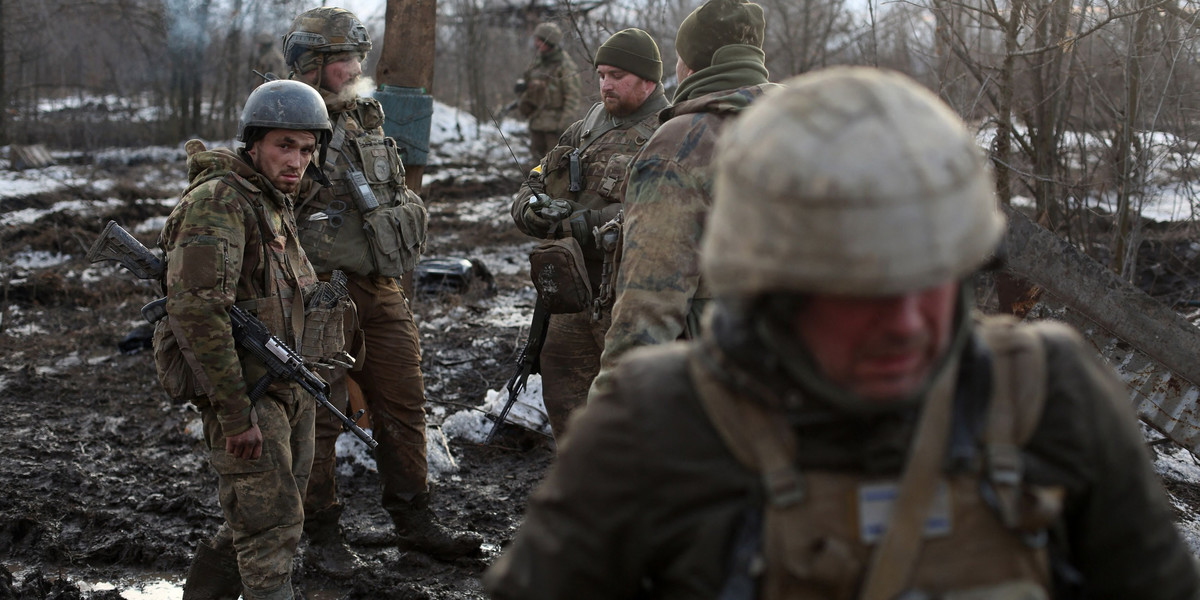 Ukraińscy żołnierze mają w sobie żelazną determinację. Zdjęcie ilustracyjne.