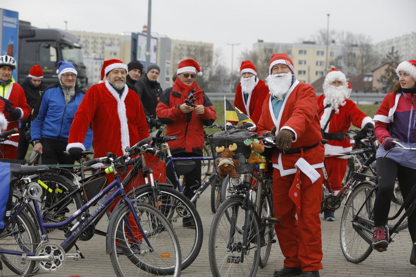 Mikołaje na rowerach 2018