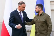 Prezydenci Andrzej Duda i Wołodymyr Zełenski