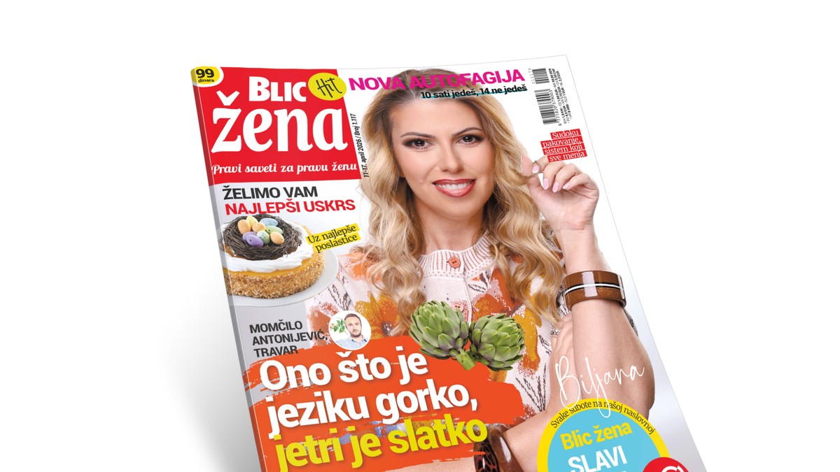 Od subote 11. aprila u prodaji je novi, praznični broj „Blic žene“, magazina koji se voli i čuva
