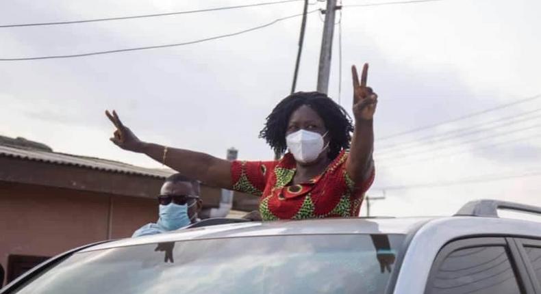 Prof. Opoku-Agyemang begins grassroots campaign in her Komenda hometown