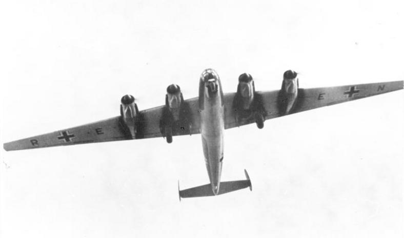 Bombowiec Messerschmitt Me 264 V1 - protoplasta Amerikabombera