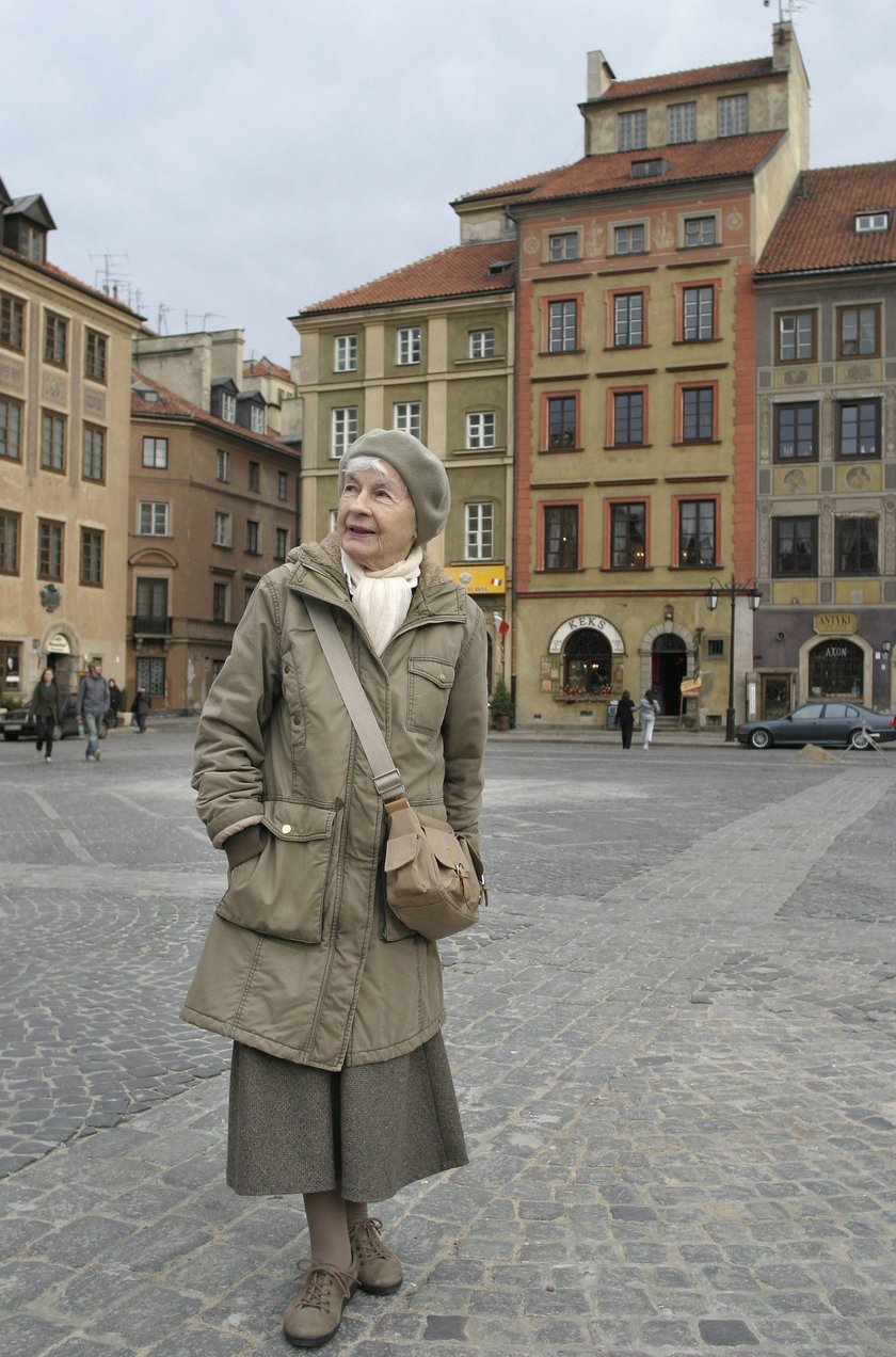 Danuta Szaflarska na Starym Mieście