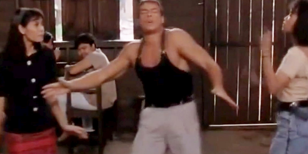 Van Damme tańczy