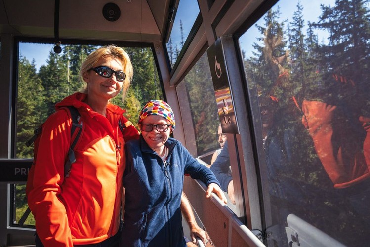 Martyna Wojciechowska i Kabula na Kasprowym Wierchu