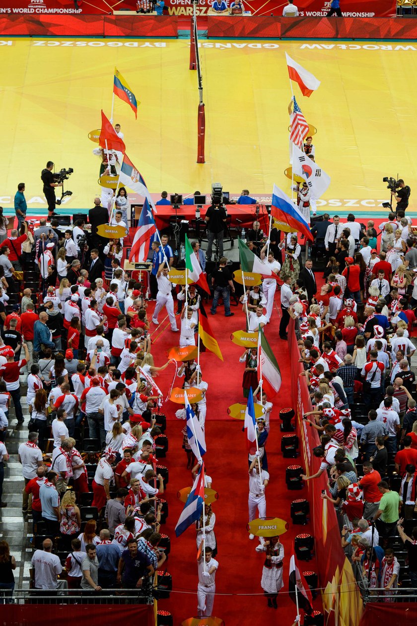 Przeżyjmy to jeszcze raz! Fotorelacja z meczu otwarcia siatkarskiego mundialu 2014!