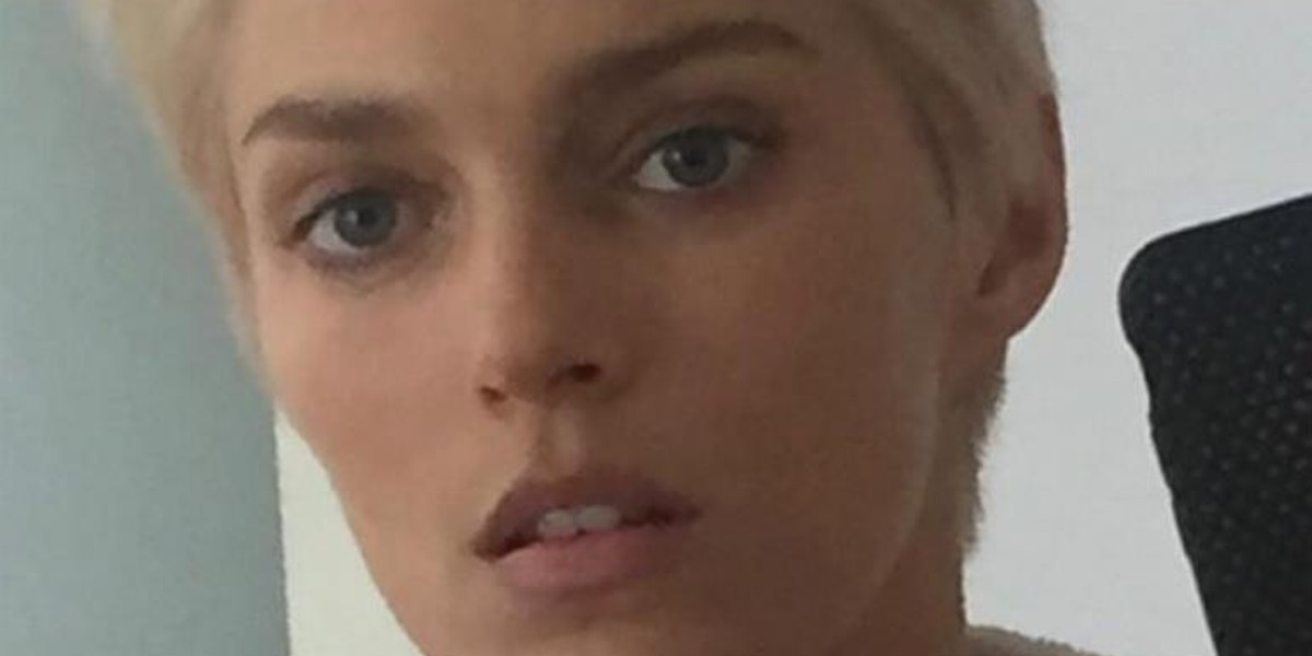 Anja Rubik wygląda jak Jakub Gierszał