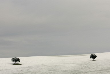 SPAIN-WEATHER-SNOW