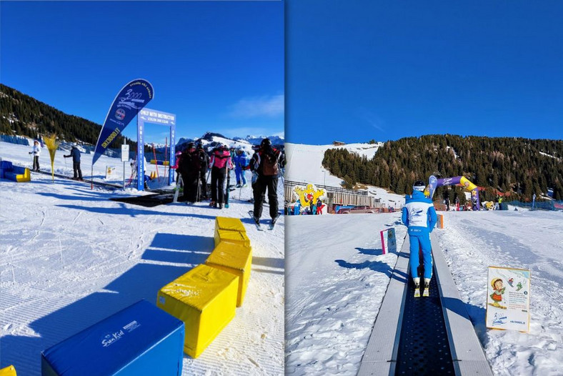 Na miejscu w Alpe di Siusi znajduje się kilka szkół jazdy