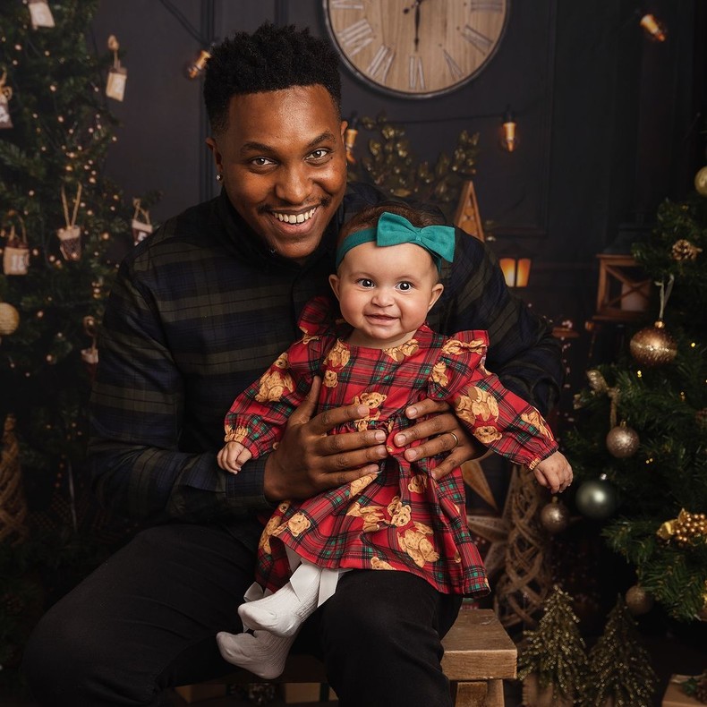 Eva and her father Lenana Kariba