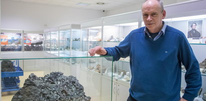 Największy meteoryt w Poznaniu