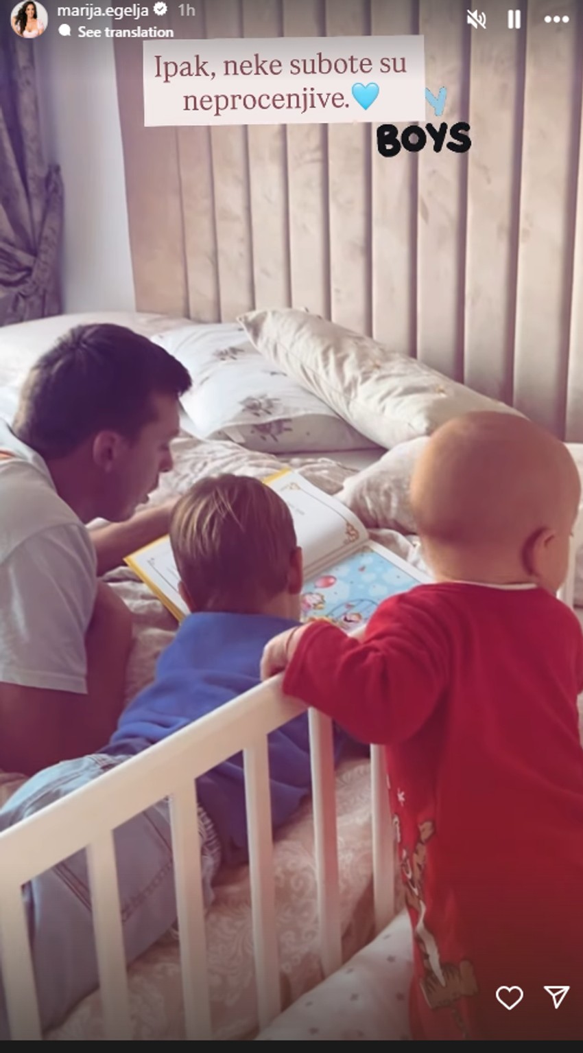 Marija Egelja objava