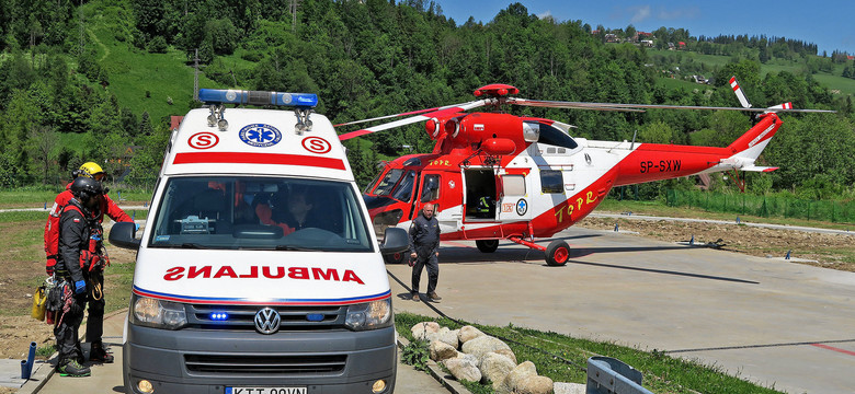 Śmiertelny wypadek w rejonie Rysów. Turysta odpadł z łańcuchów