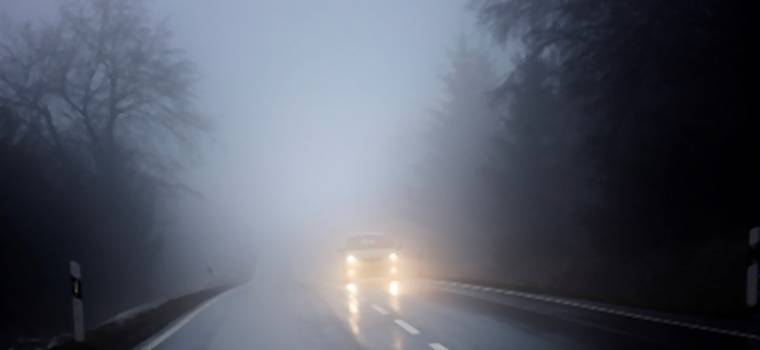 Jak jeździć we mgle? Prawidłowe światła i spokój są najważniejsze