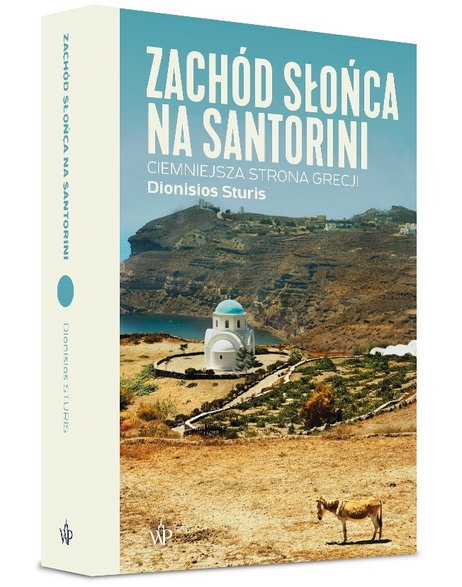 "Zachód słońca na Santorini"