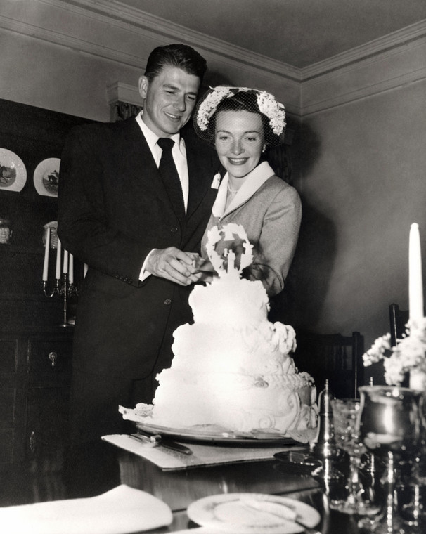 Ślub Nancy Davis i Ronalda Reagana w 1952 roku