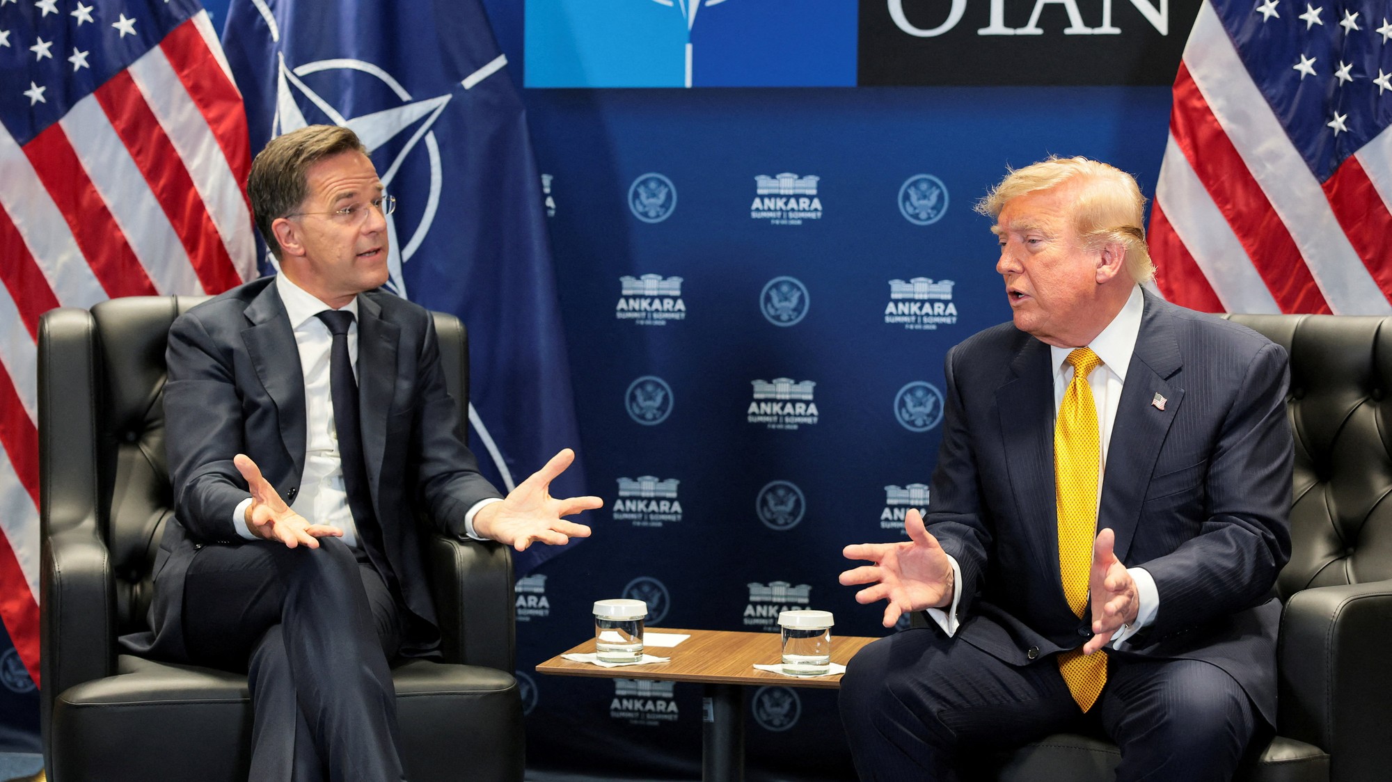 Donald Trump na samite NATO v Ankare