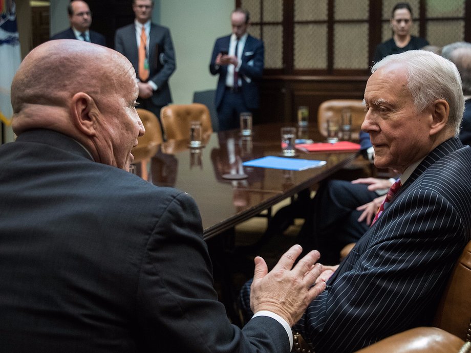 House Ways and Means Chair Kevin Brady and Senate Finance Chair Orrin Hatch.