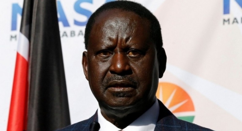 Former Prime Minister Raila Odinga 