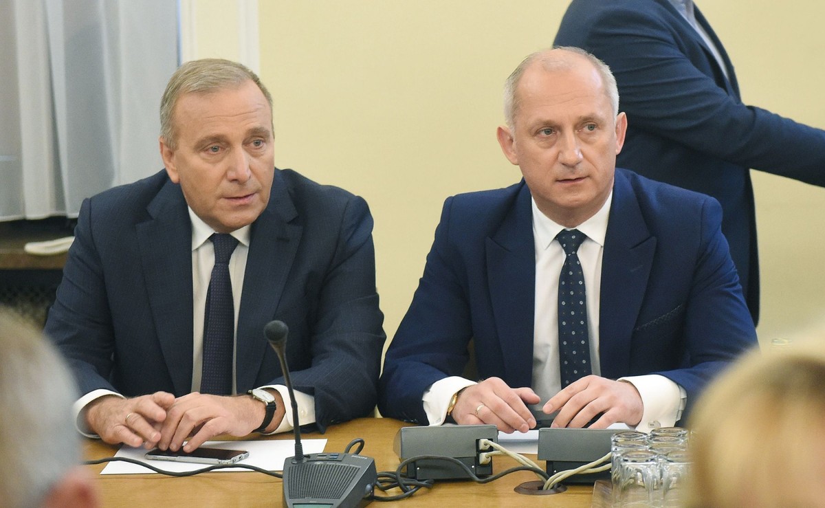 Grzegorz Schetyna i Sławomir Neumann