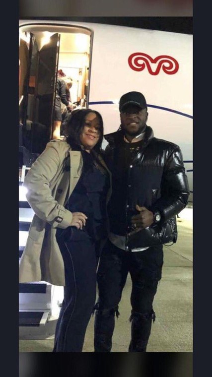 Victor Moses arrived in Turkey with his wife to complete a medical ahead of the move (Twitter/1907Media) 