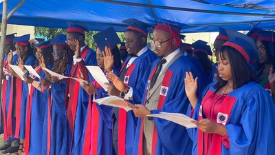 Pharmacy Council of Nigeria inducts 64 ESUT graduates into pharmacy profession. [Twitter:@PCN_Registry]
