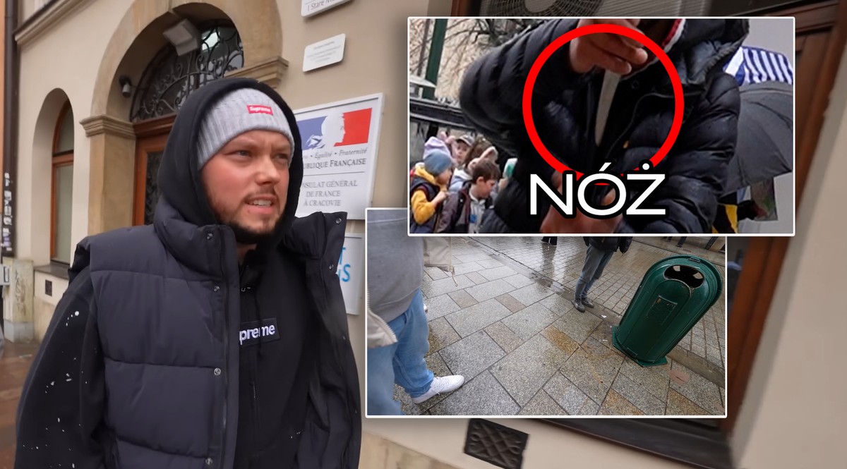 Książulo chciał przetestować jedzenie. Nagle ktoś wyciągnął nóż