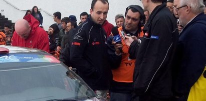 Kubica miał wypadek!