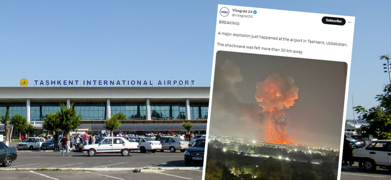 Eksplozja w pobliżu lotniska w Uzbekistanie. Jedna ofiara, wielu rannych