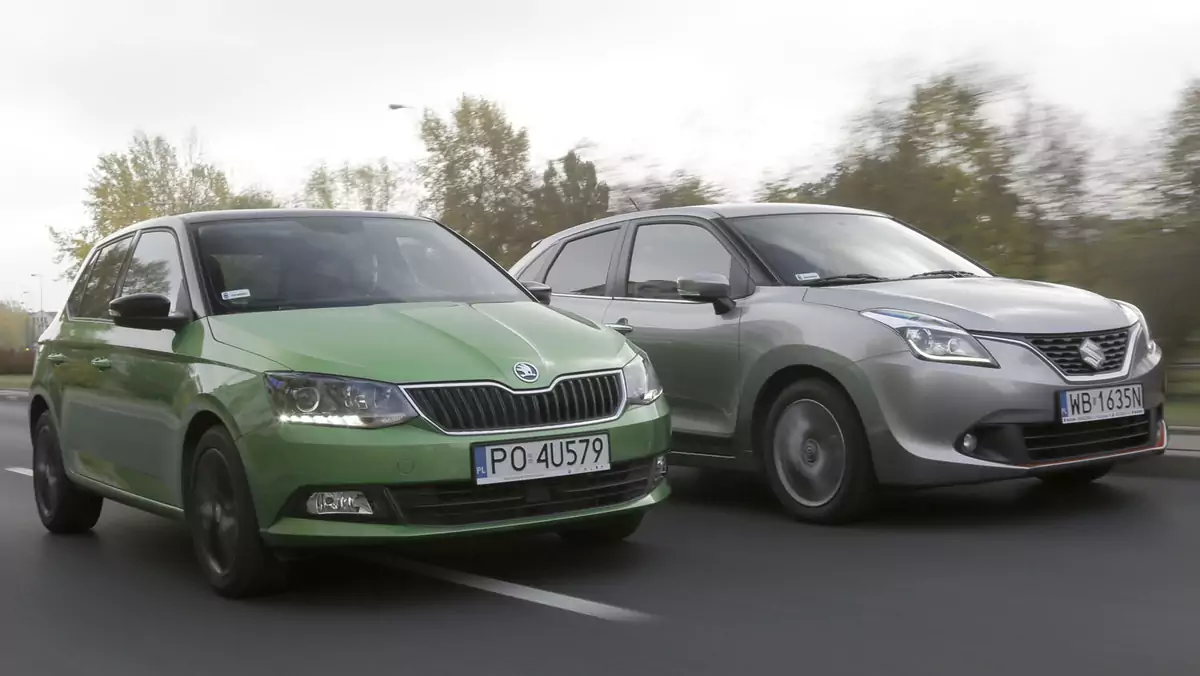 Skoda Fabia 1.2 TSI kontra Suzuki Baleno 1.0 Boosterjet - kto tu jest bez szans?